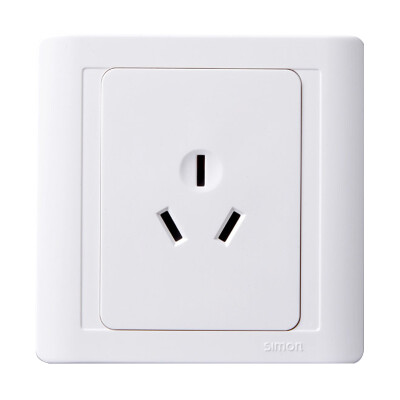 

Simon Electric (simon) S51081 10A three-hole socket 58 series 86-type switch socket (elegant white