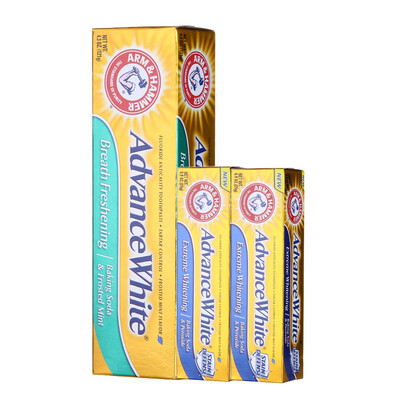 

Ай В США (ARM & HAMMER) добавление некоторого количества свежих и чистых наборы зубной пасты 3 (свежий и чистый чистый 121g + 25g × 2)