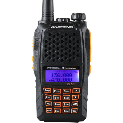 

BAOFENG UV-6R цифровая двухдиапазонная двухступенчатая коммерческая поддержка для гражданского радио FM