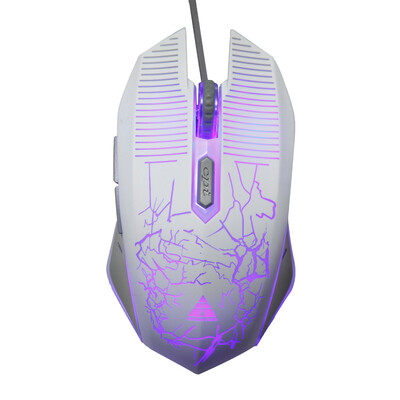 

Golden Field M7 White Wired Luminous Gaming Mouse