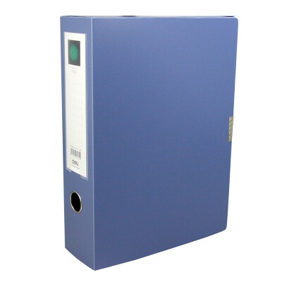 

Powerful deli 5604 PP Material Durable 4 inch Velcro Box Blue Single Pack