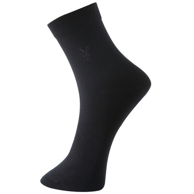 

Playboy socks Male autumn&winter in the thick cotton socks business casual men socks 5 pairs of equipment 2 black 3 Ma gray 26-28cm