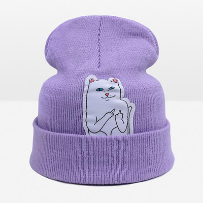 

WISHCLUB Зима Шляпа для женщин шлема Beanie Кат вязать крышки шлема Skullies Beanies Теплый Кепка