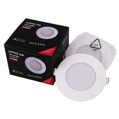 

Вниз-Po GOPRO LED Star 7,5 см 3 дюйм отверстие 5W4000K нейтральных два индикатор означает световые огни проход огни фона