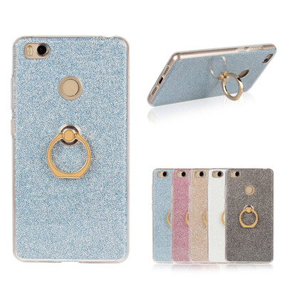 

MOONCASE 2 в 1 Блеск Bling Печать Гибкая мягкая TPU защитная крышка чехол с держателя кольца Kickstand для Xiaomi Mi 4S