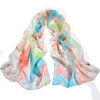 

Shanghai STORY V series new silk scarf lady silk scarf spring&summer sunscreen air conditioning shawl autumn&winter long paragraph scarf scarf