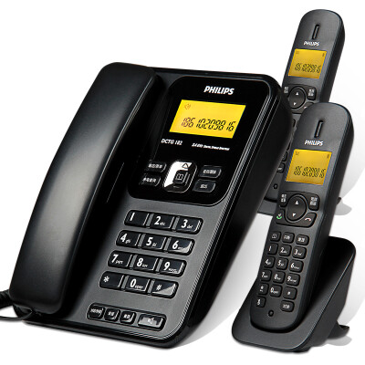 

Philips PHILIPS DCTG182 a drag two pairs of hands-free internal call cordless telephone landline phone machine mother ch