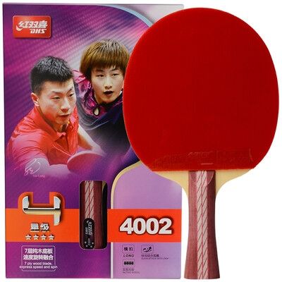 

Double Happiness (DHS) 2 only installed table tennis racket entertainment type table tennis board straight shot SH-7