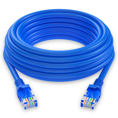 

Shanze (SAMZHE) высокопроизводительный ультра-пяти CAT5e-подобный сетевой кабель Fast Ethernet сетевые кабельные линии перемычек более 5 категорий готового кабеля синий 10 метров SZW-1100