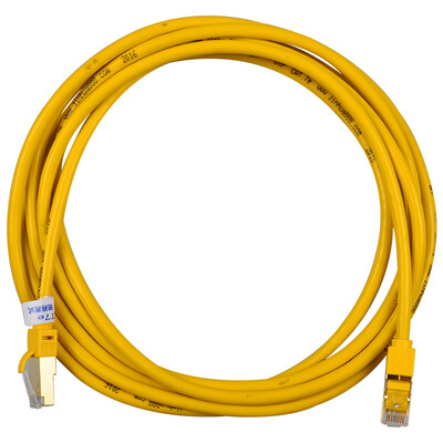 

Jinghua JH 1502 high-speed super seven lines of cable original engineering level 10 Gigabit cable oxygen-free copper conductor multi-layer shielding jumper Fluke link test high-speed transmission 2 m yellow