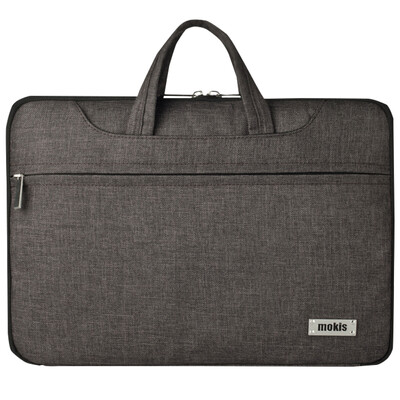 

MOKIS MKDNB011-D cationic fabric 14 inch male businessman laptop laptop bag bag