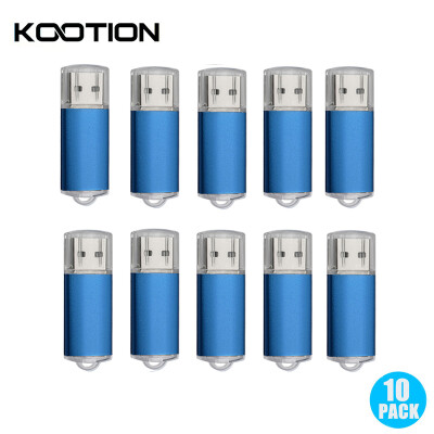 

10 Packs USB Memory Stick 20 Flash Drive 16GB 8GB 4GB 2GB 1GB Blue