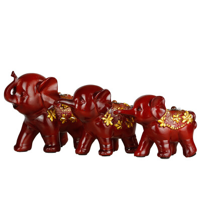 

Jingdong supermarket] flowers set red hook nose elephant family of three eleven friends wish to send friends to send girlfriends wedding gifts to move gifts HS16C05R red