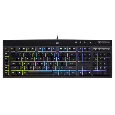 

USCORSAIR K55 RGB black&colorful backlit game keyboard Jedi survive chicken