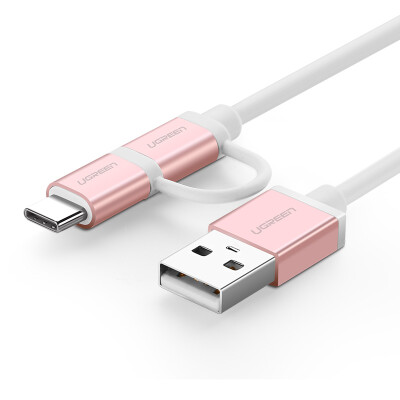 

Кабель для зарядки и передачи данных UGREEN Micro USB + Type-C