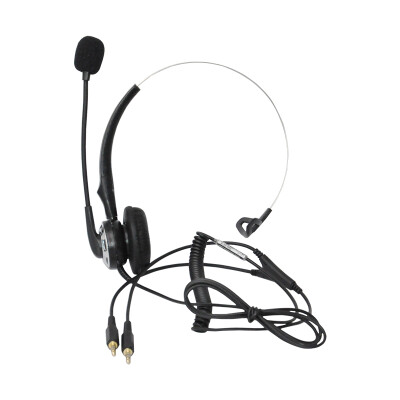 

IMCOSMOS) A20-Pc office call headset headset for call center / customer service / operator headset computer dual plug