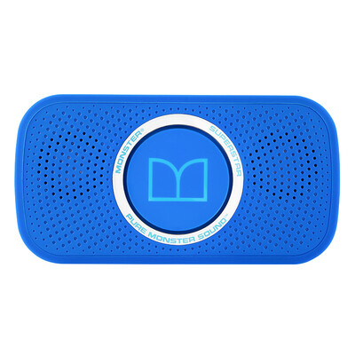 

Monster Superstar Wireless Bluetooth Speaker Portable Mini Sonic Big Volume Outdoor Audio Subwoofer Speaker Speaker Blue