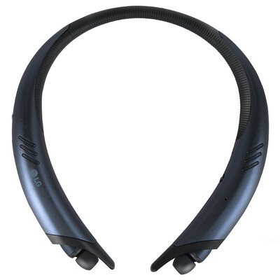 

LG HBS-A100 Беспроводная гарнитура для стереонаушников Bluetooth поставляется с внешним динамиком Universal Necklace Blue