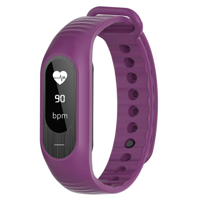 

Moment beauty skmei smart watch men and women exercise blood pressure heart rate bracelet B15P purple