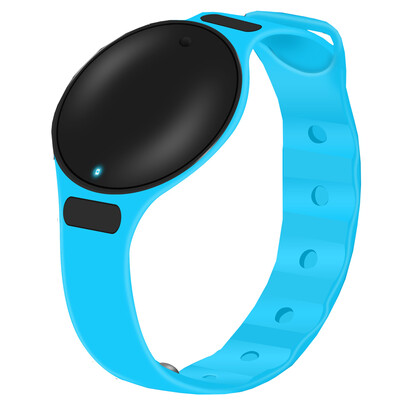 

Paulone smart bracelet call SMS micro letter reminder step distance calorie time display sleep monitor anti-lost alarm alarm clock SH001 blue