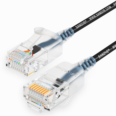 

Shanze (SAMZHE) SZH-6015 супер шесть типов тонкого диаметра CAT6A высокочистая бескислородная медная сетевая перемычка 8-жильная витая пара высокоскоростной ультра-6 типа RJ45 сетевой кабель 1,5 м