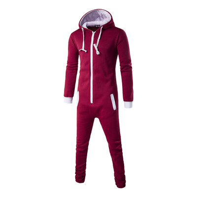 

Mens Jumpsuits Casual Hoodie + Pants