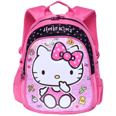 

Hello Kitty (hellokitty) kindergarten bag cute light casual simple kindergarten bag backpack CC-HK3162B black