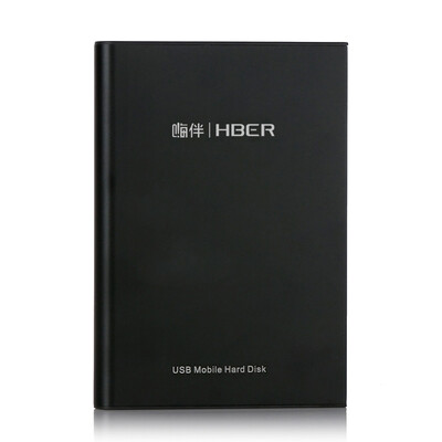 

Hi HBER HD100 320GB mobile hard drive USB30 interface 25 inch black