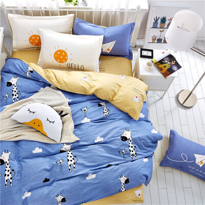 

Bejirog cotton bed set/bed kit (duvet cover/bed sheet/pillowcase) 1.5/1.8mbed