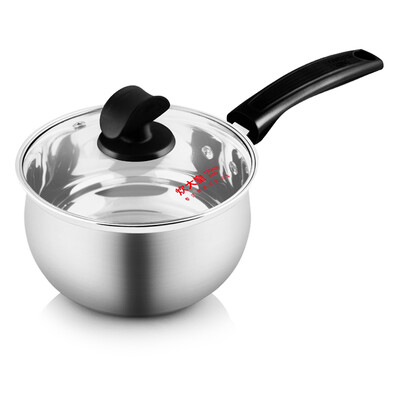 

Jingdong Supermarket Cooking imperial milk pot 304 stainless steel milk pot 16cm American health uncoated instant noodles boiled baby feeding pot induction cooker general WG16348