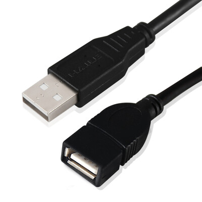 

Haile HY-42H-5M высокоскоростная USB2.0 линия для передачи данных от мужчины к женскому компьютеру USB Открытая к женскому удлинительному кабелю (AM-AF) 5 м черная