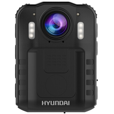 

Modern HYUNDAI 1H law enforcement recorder 1080P HD infrared night vision portable recording camera black