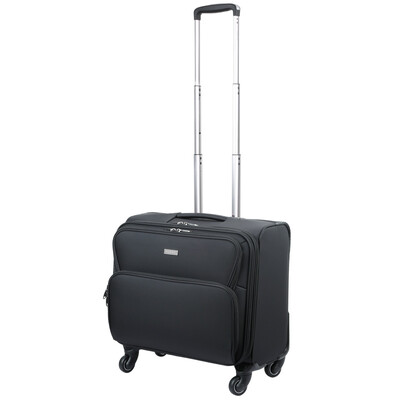 

Hanke (HANKE) Trolley Case Men's and Women's Business Information Computer Traveling Case Caster Cabinet Wear-resistant boarding box H8662 16-inch black (all black