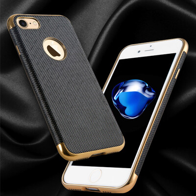 

Luxury Breathable Phone Case For iphone 7 ElectroplatePU Protection Case For iphone 7 plus Hot Sale