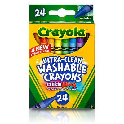 

Painted Crayola Crayola painting tools brush diy toys children stationery 24 color can be washed art tools crayons 52-6924