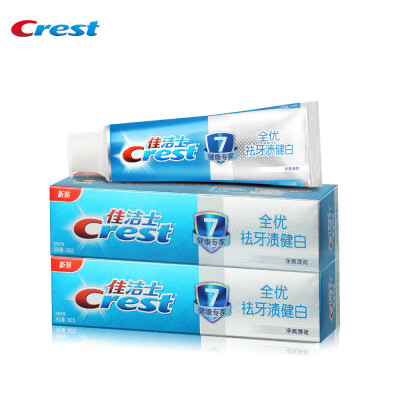 

Crest multiple-effect Toothpastes Whitening Tartar Protection Deep Clean Mint Flavor Tooth Paste 140g2pcs