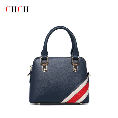 

CHCH leather handbag handbag 2016 new fashion leisure shoulder inclined across British wind women's packages in baotou layer