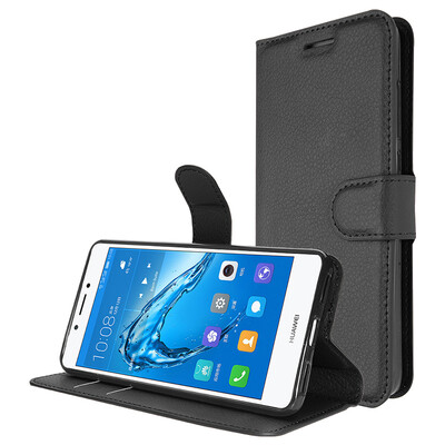 

KOOLIFE наслаждаться 6S телефона оболочка защитной кобуры / флип кожа / кожа популярных брендов карта / мягкой оболочкой, пригодной для Huawei Glory охладиться и наслаждаться 6s серии - Black