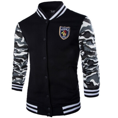 

Men Baseball Hoodie Coat