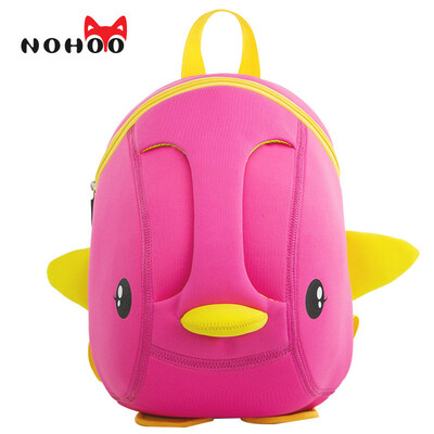 

NOHOO Малыш Kid Дети Мальчик Девочка мультфильм 3D Duck Рюкзак водонепроницаемый детский сад сумки Школьные