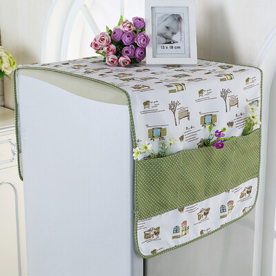 

ProPre BJTY-120B refrigerator cover dust cover multi-function double open door refrigerator towel pastoral life