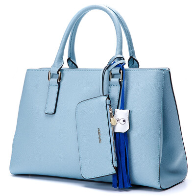 

Aokang woman bag Korean version of the shoulder Messenger bag handbag package bag 8612309083 blue