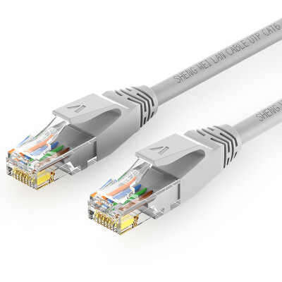 

Шэн (Shengwei) LC-6010J на основе огнезащитного cat6 шесть Gigabit Ethernet соединительный кабель 1 метр меди серый ПК / маршрутизатор / широкополосный кабель закончил