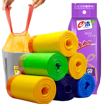 

e Jie automatic collection of garbage bags thick portable 45cm 50cm 18 only 6 volumes