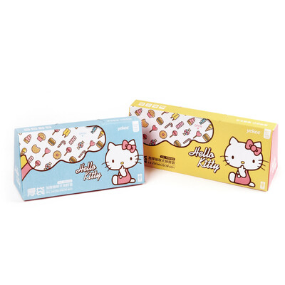 

[] Jingdong супермаркет пластиковые мешки должны быть чистый Hello Kitty утолщенной мешки еды большого 25cmx35cm60 съемного только Y-9555