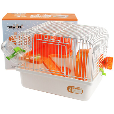 

Neweje hamsters hamster supplies base cage cage hamster cage double bed house small animal supplies snow park orange
