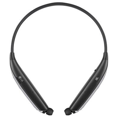 

LG HBS-820S беспроводной Bluetooth гарнитура стерео музыки гарнитура поставляется с громкоговорителями Универсальный шеи носить черный