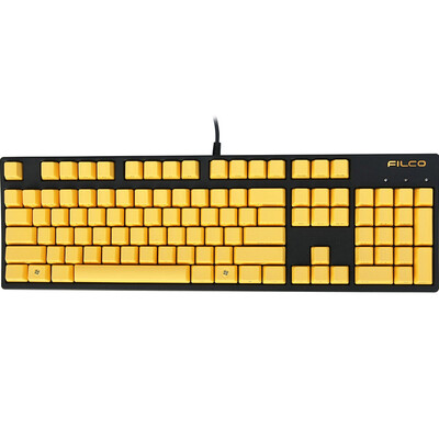 

Phil FILCO FKBN104MRLEMR2 "104 Hand II" mechanical keyboard fan color gray key cap red shaft