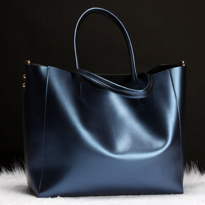

Dirirab genuine leather womens bag handbag big bag portable large-capacity casual soft leather simple&large-capacity shopping