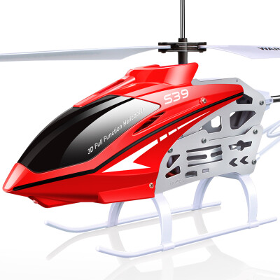 

Original SYMA S39 24GHz 3CH RC Helicopter with Gyro Led Flashing Aluminum Anti-Shock Remote Control Toy Kids Gift Red